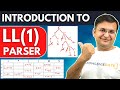 What is LL(1) Parser | LL1 Parsing Algorithm | Top down Parsing | Compiler Design