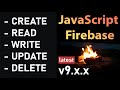 READ, WRITE, UPDATE, DELETE Data | Firebase Realtime Database v9 | JavaScript