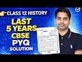 Class 12 History   Last 5 Years CBSE PYQ | 100% Board Exam 2026 Important Questions
