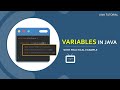 Variables in Java With Practical Example | Java Tutorial | TechnonTechTV