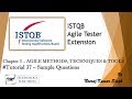 ISTQB Agile Tester Extension | Sample Questions on Chapter 3 | ISTQB Sample Questions