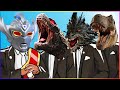 Coffin Dance X Baby Shark COVER - Ultraman EXE VS Godzilla EXE \u0026 Dragon EXE \u0026 T-Rex EXE