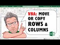 Move or Copy Rows \u0026 Columns Using Excel VBA, Including Move to Another Sheet and Move to End of Data