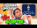 How I got into the University of Toronto with $225,000 scholarship (+ full application breakdown)