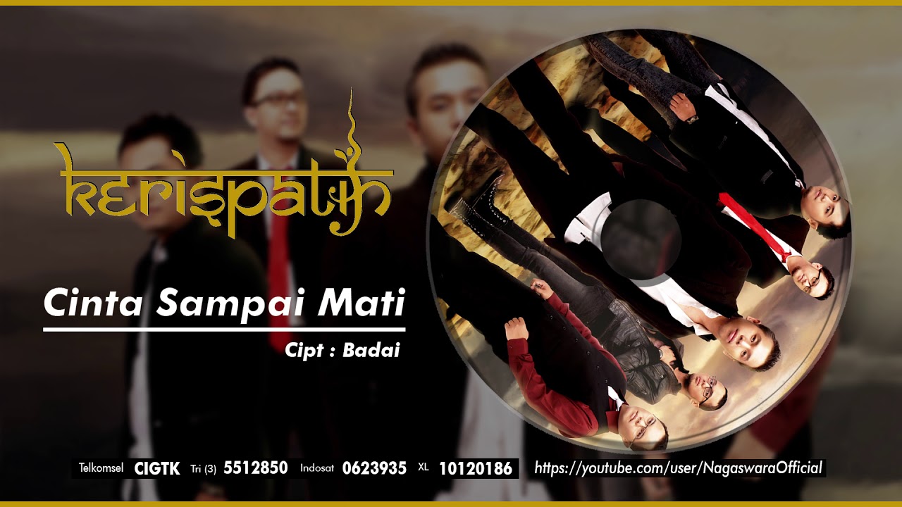 Cinta sampai mati merupakan lagu keempat dari 12 lagu dalam album semua tentang cinta. Lagu Cinta Sampai Mati Mp3 / Kasih satu yang ku sayang