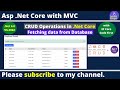 🔍Display Data from Database in ASP.NET Core MVC | EF Code First in Visual Studio 2022 (Step-by-Step)