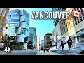 🇨🇦  [4K] 🌞 2026 March |  Downtown Vancouver Walking Tour, BC,  Canada