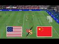 March 21,2026 USA vs CHINA – Fierce Women’s Football Drama FIFA23 HD Gameplay
