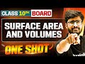 SURFACE AREA AND VOLUMES in 1 Shot: FULL CHAPTER (Theory + PYQs) | Class 10 Board | WARRIOR 2025