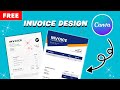 How to make Invoice (Bill) in Canva || Creating invoices in canva || Canva tutorial