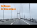 Driving from Göttingen Germany to Copenhagen, Denmark. Germany Göttingen to Stockholm Sweden by Car