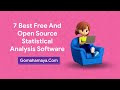 7 Best Free And Open Source Statistical Analysis Software