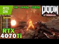 DOOM Eternal | RTX 4070 Ti | Ryzen 7 5800X3D | Ray Tracing | Ultra Nightmare Settings