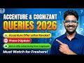Accenture \u0026 Cognizant Hiring 2026 | Phase 3 Update ✅ | Cognizant BGV \u0026 Offer Letter Explained 🚨