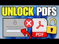 How To Unlock PDF File Without Password (Quick \u0026 Easy)