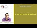 Coordinate transformation