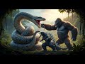 King Kong vs. Titanoboa: Godzilla Rescue - Epic Fight!