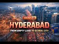 HYDERABAD from Above 🇮🇳 | How Empty Land Became a Global City | 4K Drone View #hyderabad #trending