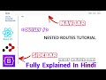 Nested Routes, Index, Outlet | React Router DOM Tutorial in Hindi | The Code Master