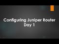 How to configure interface on juniper router. | Static Route | Default Route | OSPF Configuration