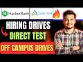 Biggest Hirings Updates | Accenture , Canara Bank, Hackerrank | Direct Test Hiring | 2026 Batch