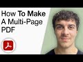 How to Make a Multi Page PDF in Adobe Acrobat Pro [2025 Full Guide]