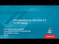 Introduction to the Java 11 HTTP Client with Chris Hegarty