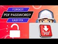Forgot PDF Password? How to Remove it Online