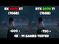 RX 9070 XT VS RTX 5070 TI | 4K | 14 - GAMES TESTED DLSS/FSR ON
