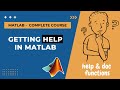 6. Getting Help in Matlab | MATLAB Tutorial for Beginners | Full Course