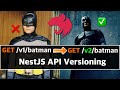 API Versioning with NestJS 8 Tutorial