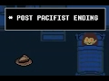 What Happen if you do Pacifist After Genocide? - Undertale - Post Pacifist Ending DIFFERENCE