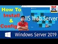 Configuring IIS in Windows Server 2019: Step-by-Step Guide for Web Hosting#server #windowsserver2019
