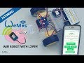 Create a WIFI-controlled Robot with Wemos D1 Mini + L298N (TUTORIAL)