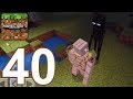 Minecraft Pocket Survival - Gameplay Walkthrough Part 40 - Iron Golem vs Enderman (iOS, Android)