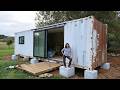 Young Couple Builds DIY CONTAINER HOME With TERRACE | Start to Finish by @Construyendo-Juntos