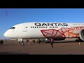 Our Story - Qantas Emily Kame Kngwarreye Dreamliner 787-9 lands in Alice Springs.