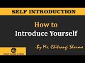 How to Introduce Yourself | Ms. Chitrangi  Sharma I Guru Kpo