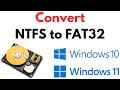 How to Convert NTFS to FAT32 Without Losing Data | Convert NTFS to FAT32 Without Losing Data