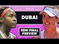 Gauff vs Svitolina | WTA Dubai 2026 SF | Tennis Talk Preview