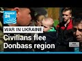 War in Ukraine: Civilians flee as Russia advances in Donbass • FRANCE 24 English