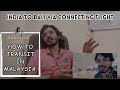 How to transit in Malaysia while traveling from India to Bali through connecting flight