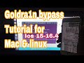 Goldra1n bypass tutorial for ios15\u002616 | mac and linux | tethered bypass
