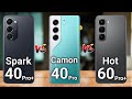 Infinix Hot 60 Pro Plus vs Tecno Spark 40 Pro Plus vs Tecno Camon 40 Pro - Full Comparison 🔥