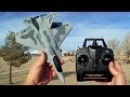 Eachine VolantexRC EXHobby F-22 Raptor RC Airplane Flight Test Review