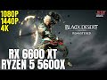 Black Desert Online Remastered | Ryzen 5 5600x + RX 6600 XT | 1080p, 1440p, 4K benchmarks!