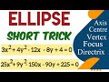 Ellipse short tricks for CLASS 11th/NDA/IIT JEE| Conic Section Class 11/ Conic Section Short tricks
