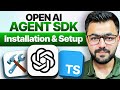 Building our first AI Agent - Hello World | OpenAI Agent SDK with Typescript
