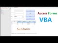 Full course  MS Access: Insert Update Delete and Fill subform in ms access forms using VBA