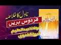 Firdous e bareen Novel Summary in Urdu | Classic novels to read | BazmiUrdu